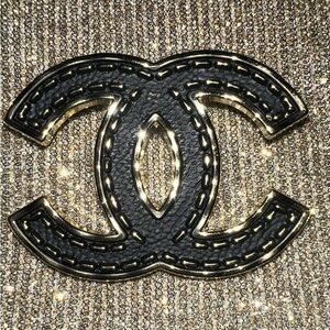 Designer Inspired Black and Gold Women's Accessory